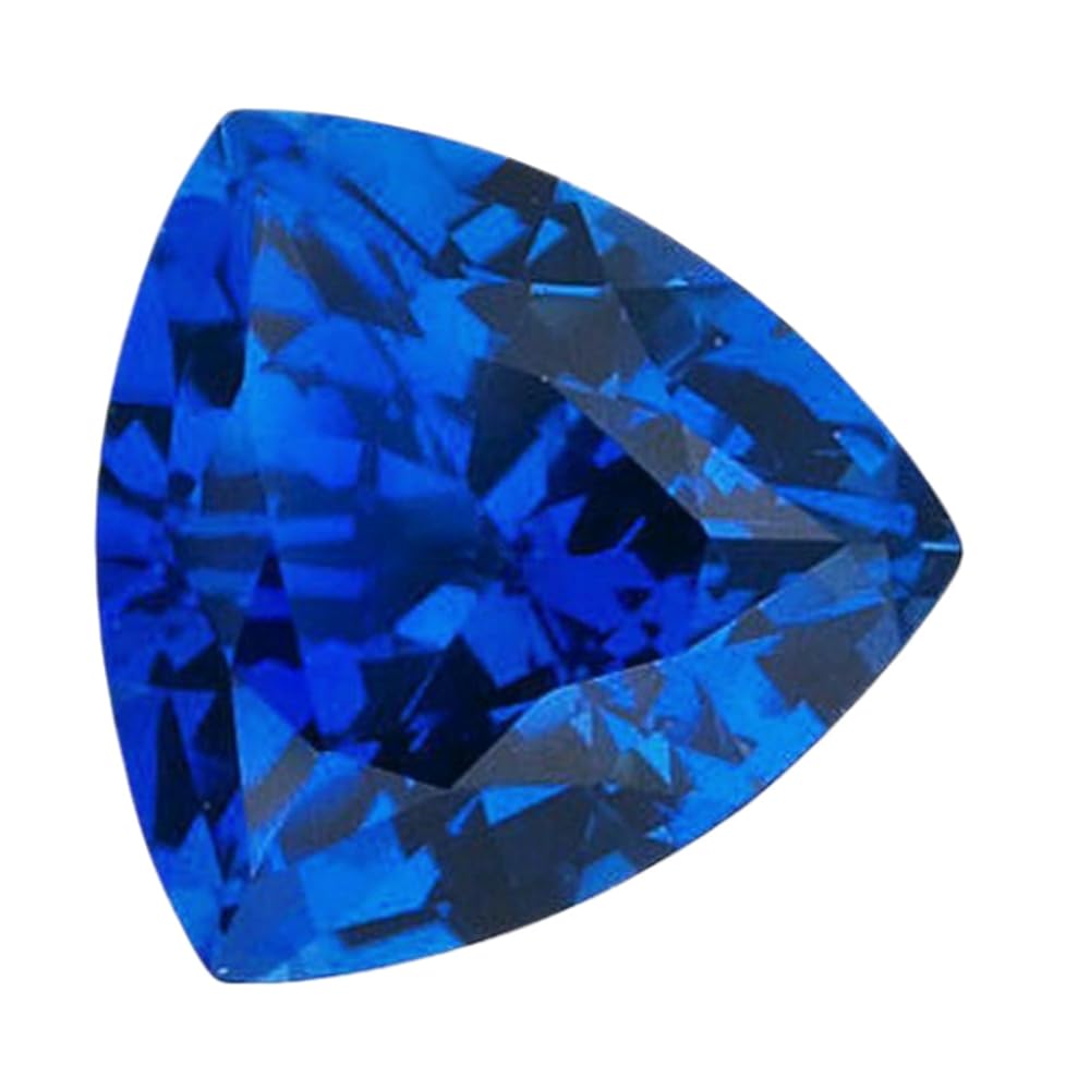 Amazon.com: ZN JEWELS Blue Sapphire Trillion Cut Loose